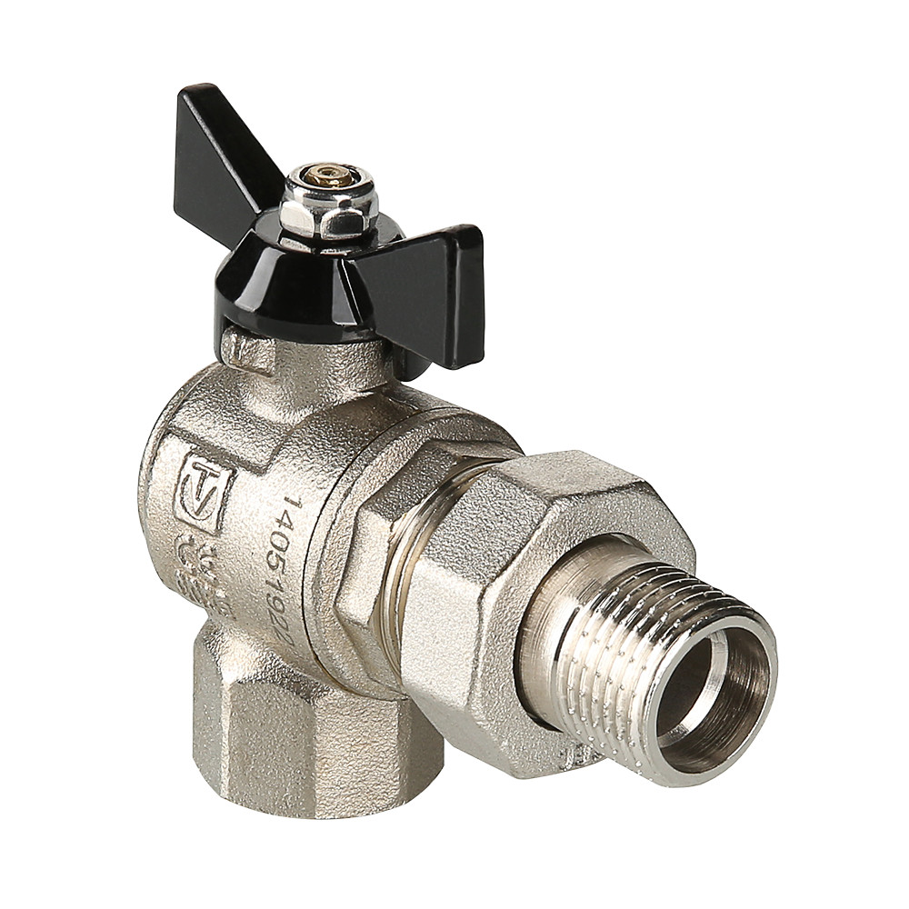 Valtec Perfect 3/4" Кран шаровой внутренняя/наружная резьба угловой с полусгоном Valtec Perfect 3/4" Кран шаровой внутренняя/наружная резьба угловой с полусгоном