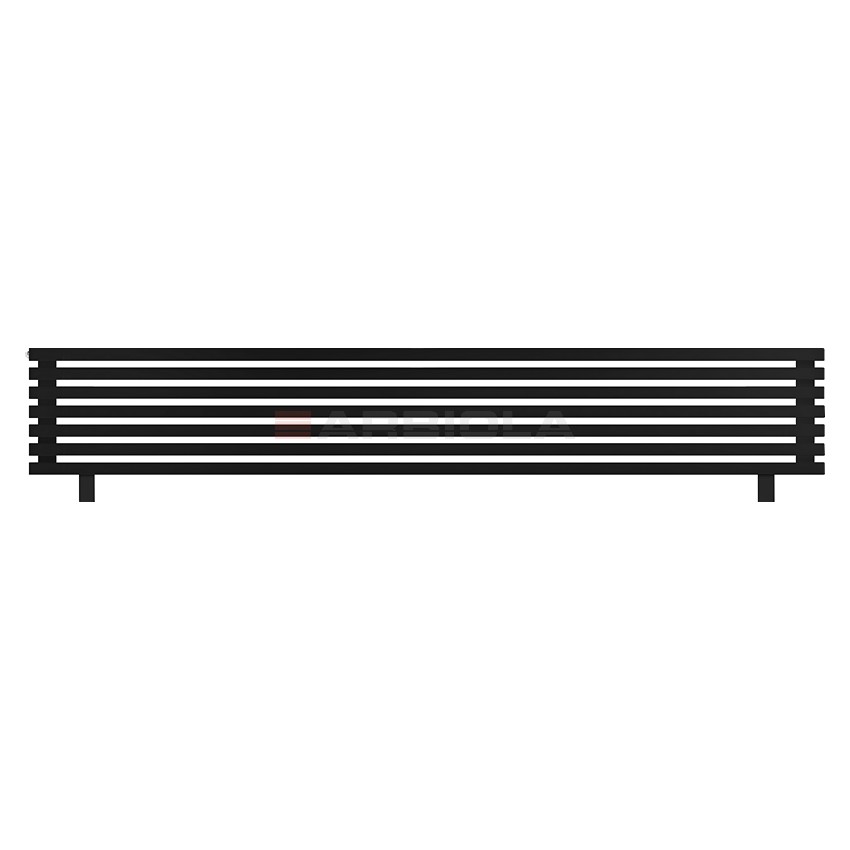 Arbiola Gorizont Ritmo HZ 2500-40-07 секций чёрный горизонтальный радиатор c боковым подключением (на ножках) Arbiola Gorizont Ritmo HZ 2500-40-07 секций чёрный горизонтальный радиатор c боковым подключением (на ножках)