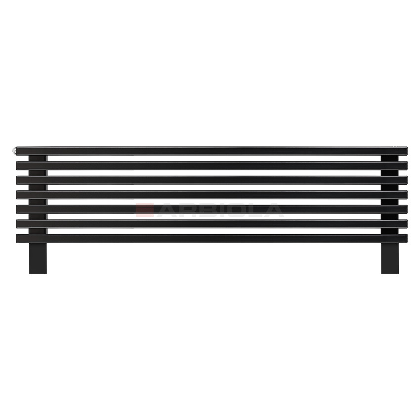 Arbiola Gorizont Compact HZ 1250-63-07 секции черный горизонтальный радиатор c боковым подключением с ножками Arbiola Gorizont Compact HZ 1250-63-07 секции черный горизонтальный радиатор c боковым подключением с ножками