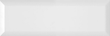 Monopole, Bisel, Blanco Brillo Bisel Плитка настенная 10х30 Monopole, Bisel, Blanco Brillo Bisel Плитка настенная 10х30