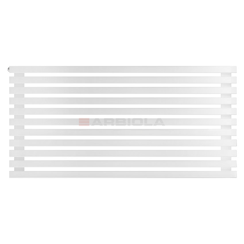 Arbiola Gorizont Ritmo H 1250-40-11 секций белый горизонтальный радиатор c боковым подключением Arbiola Gorizont Ritmo H 1250-40-11 секций белый горизонтальный радиатор c боковым подключением