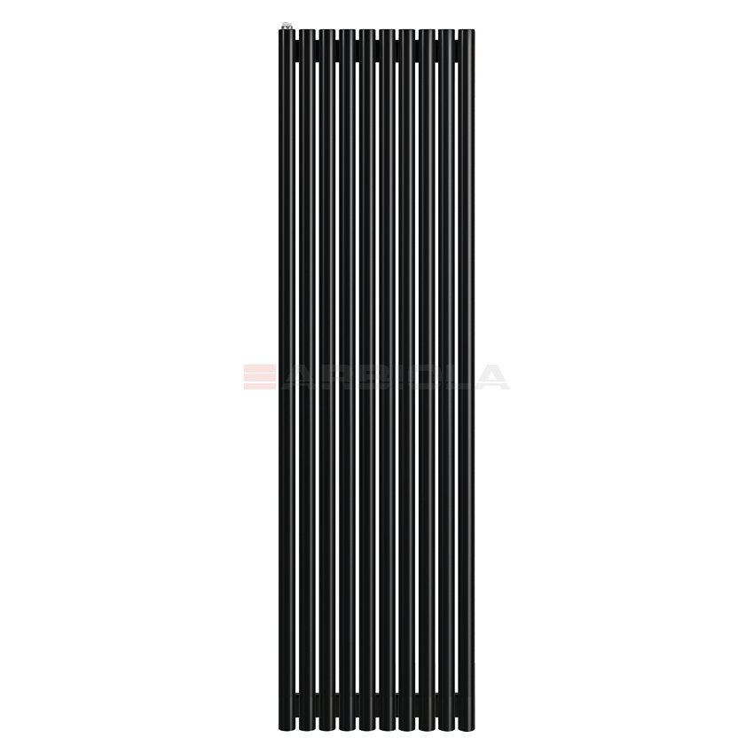 Arbiola Iris 42 H 1750-42-10 секции черный вертикальный радиатор c боковым подключением Arbiola Iris 42 H 1750-42-10 секции черный вертикальный радиатор c боковым подключением