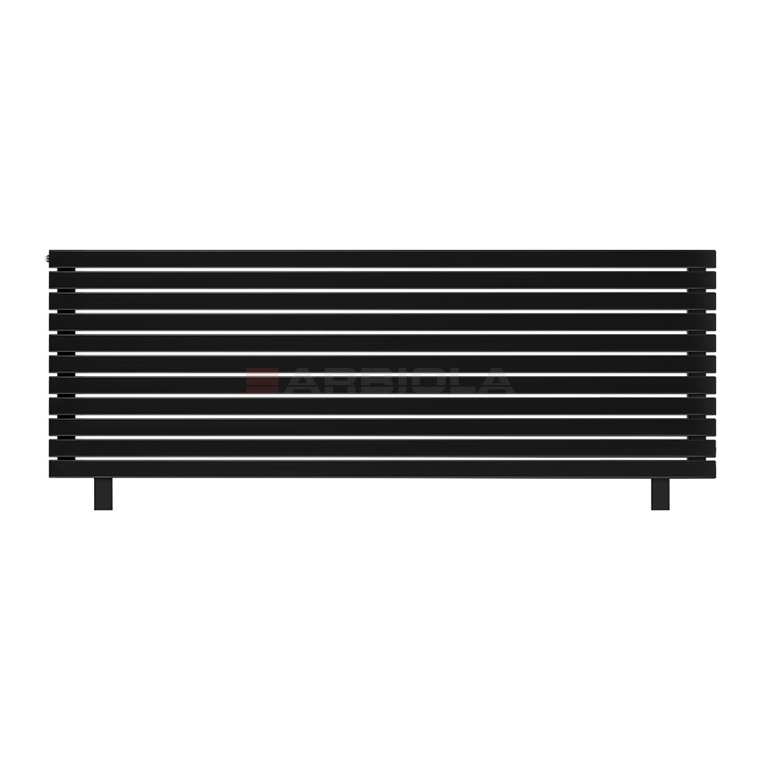 Arbiola Gorizont Liner HZ 2200-36-11 секции черный горизонтальный радиатор c боковым подключением с ножками