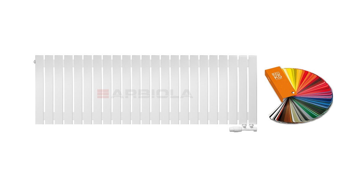 Arbiola Liner V 600-36-23 секции цветной вертикальный радиатор c нижним подключением Arbiola Liner V 600-36-23 секции цветной вертикальный радиатор c нижним подключением