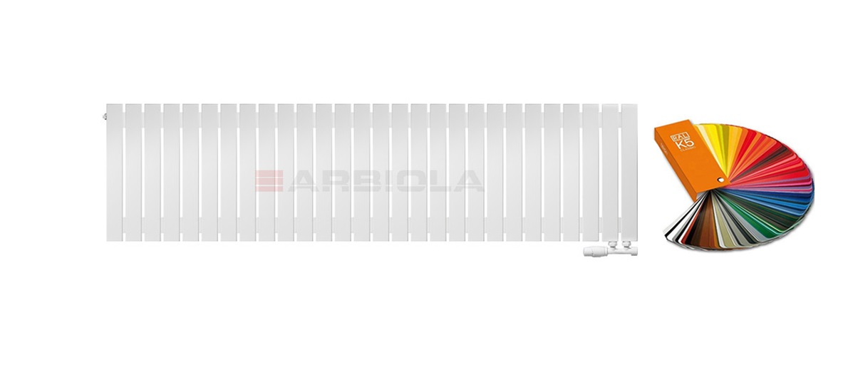 Arbiola Liner V 500-36-28 секции цветной вертикальный радиатор c нижним подключением Arbiola Liner V 500-36-28 секции цветной вертикальный радиатор c нижним подключением