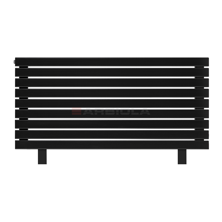 Arbiola Gorizont Liner HZ 1200-36-09 секции черный горизонтальный радиатор c боковым подключением с ножками Arbiola Gorizont Liner HZ 1200-36-09 секции черный горизонтальный радиатор c боковым подключением с ножками