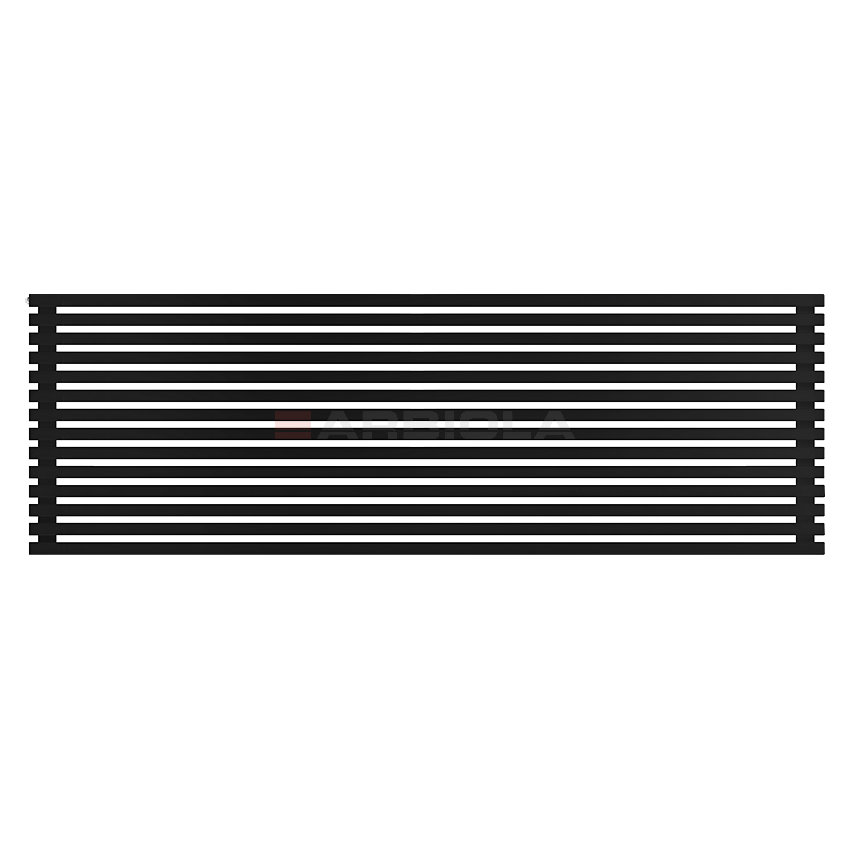 Arbiola Gorizont Ritmo H 2500-40-14 секций чёрный горизонтальный радиатор c боковым подключением Arbiola Gorizont Ritmo H 2500-40-14 секций чёрный горизонтальный радиатор c боковым подключением