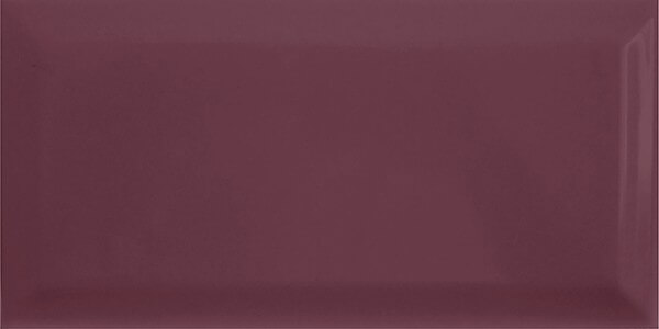 Fabresa Biselado BX Rojo Burdeos 10x20 настенная плитка