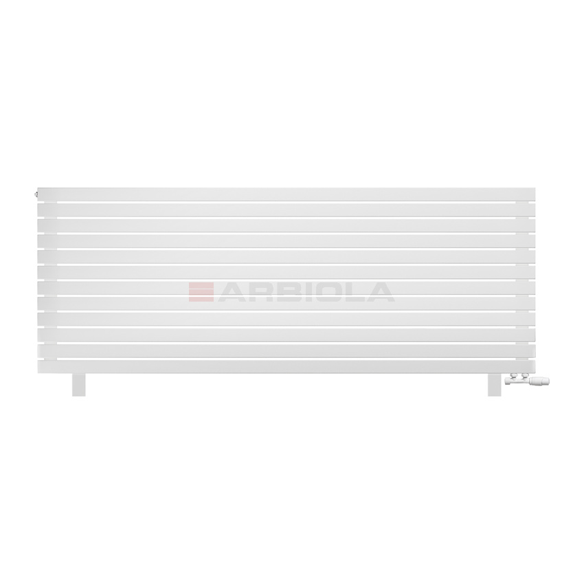 Arbiola Gorizont Liner VZ 2000-36-12 секции белый горизонтальный радиатор c нижним подключением с ножками Arbiola Gorizont Liner VZ 2000-36-12 секции белый горизонтальный радиатор c нижним подключением с ножками
