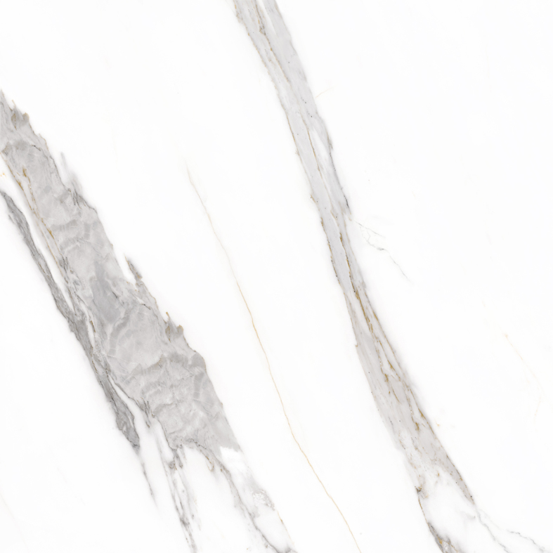 Romario Ceramics Supreme White With Ink Mark 90x90 Напольная плитка