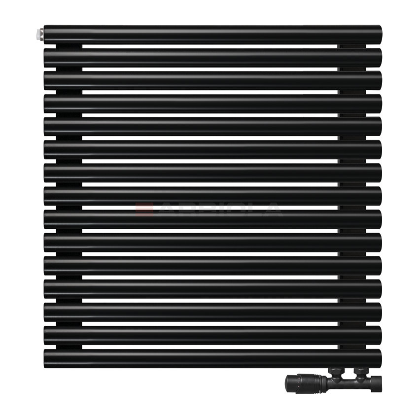 Arbiola Gorizont Iris V 1000-42-15 секции черный горизонтальный радиатор c нижним подключением Arbiola Gorizont Iris V 1000-42-15 секции черный горизонтальный радиатор c нижним подключением