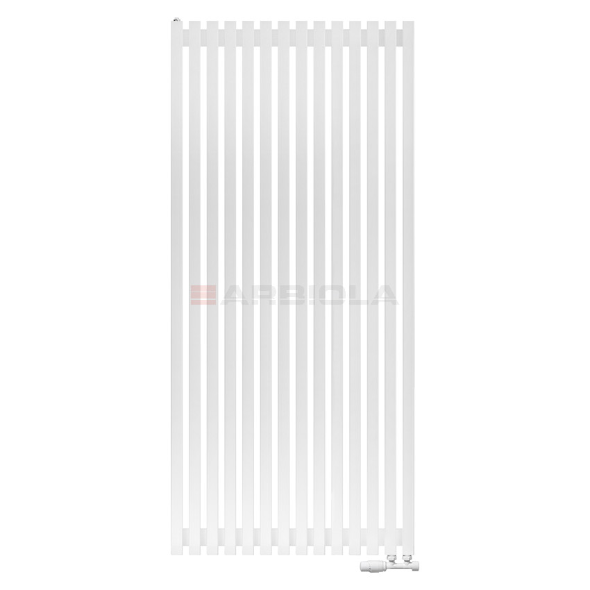 Arbiola Ritmo V 1800-40-14 секции белый вертикальный радиатор c нижним подключением Arbiola Ritmo V 1800-40-14 секции белый вертикальный радиатор c нижним подключением