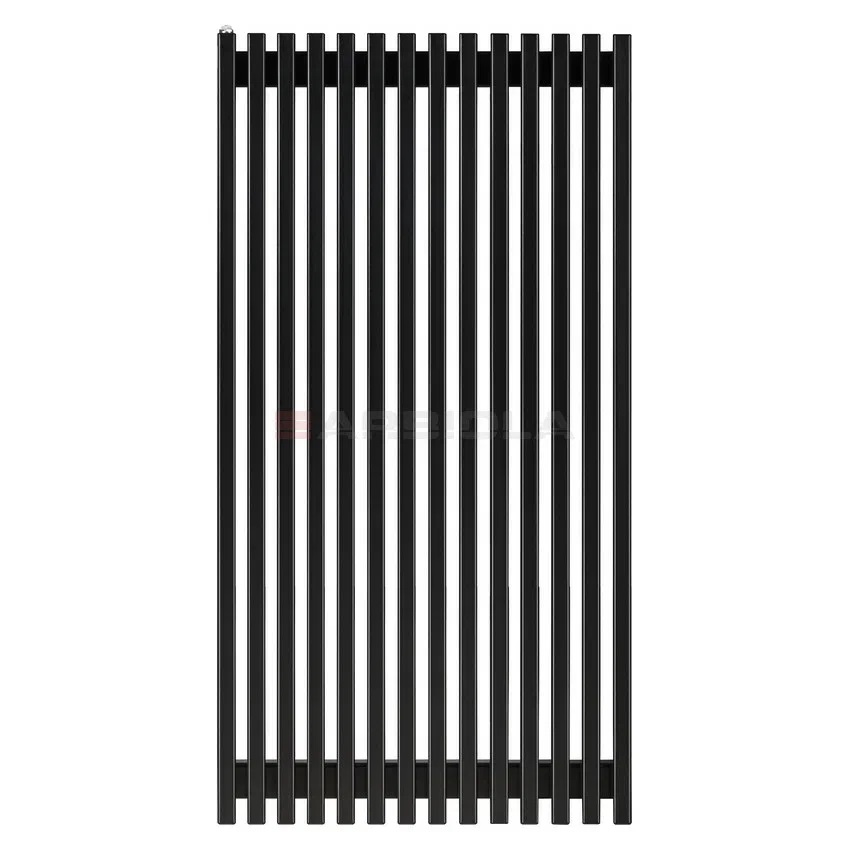 Arbiola Compact H 1000-63-14 секции черный вертикальный радиатор c боковым подключением Arbiola Compact H 1000-63-14 секции черный вертикальный радиатор c боковым подключением