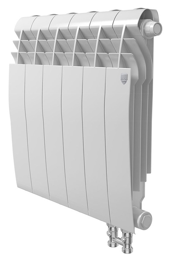 Royal Thermo Biliner 500 V Bianco Traffico /4 секции с нижним правым подключением