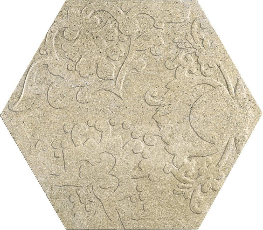 Tagina Apogeo 14 Esagona Fiore Tortora 31,4×31,4 см Напольная плитка Tagina Apogeo 14 Esagona Fiore Tortora 31,4×31,4 см Напольная плитка