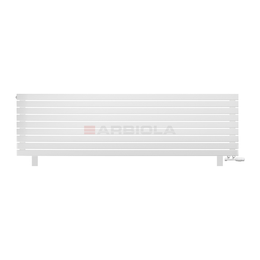 Arbiola Gorizont Liner VZ 2000-36-09 секции белый горизонтальный радиатор c нижним подключением с ножками Arbiola Gorizont Liner VZ 2000-36-09 секции белый горизонтальный радиатор c нижним подключением с ножками