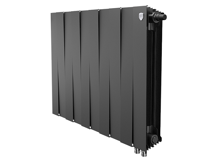 Royal Thermo Piano Forte Noir Sable VDR 500/10 секции БиМеталлический радиатор Royal Thermo Piano Forte Noir Sable VDR 500/10 секции БиМеталлический радиатор