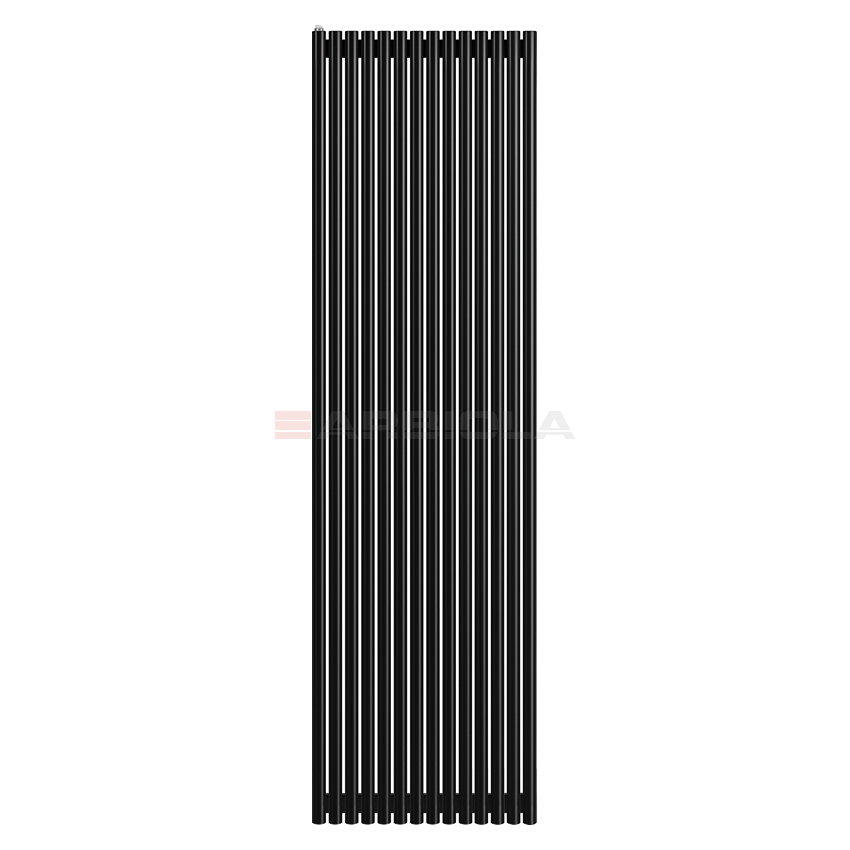 Arbiola Iris 42 H 2500-42-14 секции черный вертикальный радиатор c боковым подключением Arbiola Iris 42 H 2500-42-14 секции черный вертикальный радиатор c боковым подключением