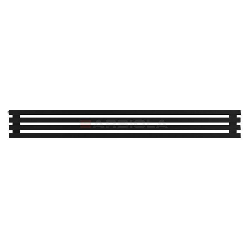 Arbiola Gorizont Ritmo H 2000-40-04 секции чёрный горизонтальный радиатор c боковым подключением Arbiola Gorizont Ritmo H 2000-40-04 секции чёрный горизонтальный радиатор c боковым подключением
