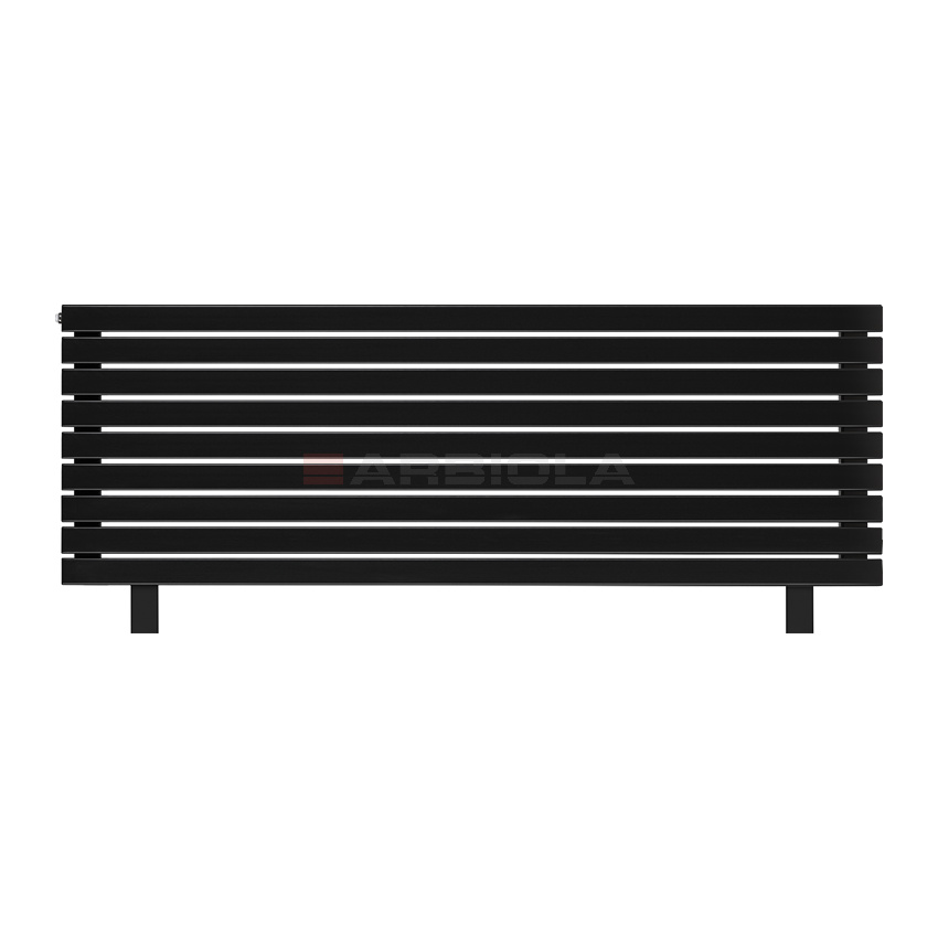 Arbiola Gorizont Liner HZ 1750-36-09 секции черный горизонтальный радиатор c боковым подключением с ножками Arbiola Gorizont Liner HZ 1750-36-09 секции черный горизонтальный радиатор c боковым подключением с ножками
