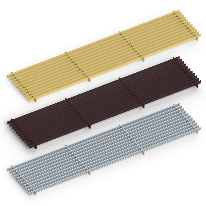 Itermic GRILL 4300 LGA-20 Решетка алюминиевая продольная Itermic GRILL 4300 LGA-20 Решетка алюминиевая продольная