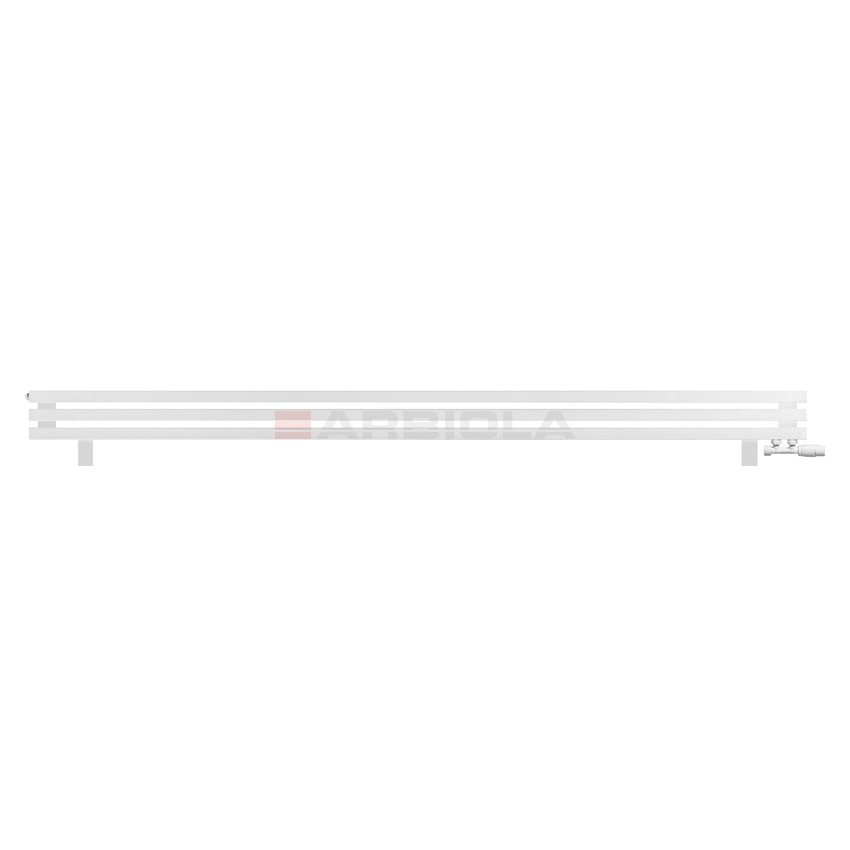 Arbiola Gorizont Ritmo VZ 2500-40-03 секции белый горизонтальный радиатор c нижним подключением (на ножках) Arbiola Gorizont Ritmo VZ 2500-40-03 секции белый горизонтальный радиатор c нижним подключением (на ножках)