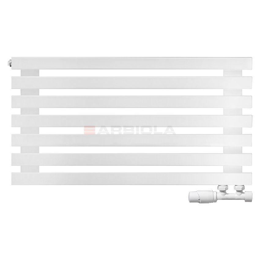 Arbiola Ritmo Gorizont V 1000-40-07 секций белый горизонтальный радиатор c нижним подключением