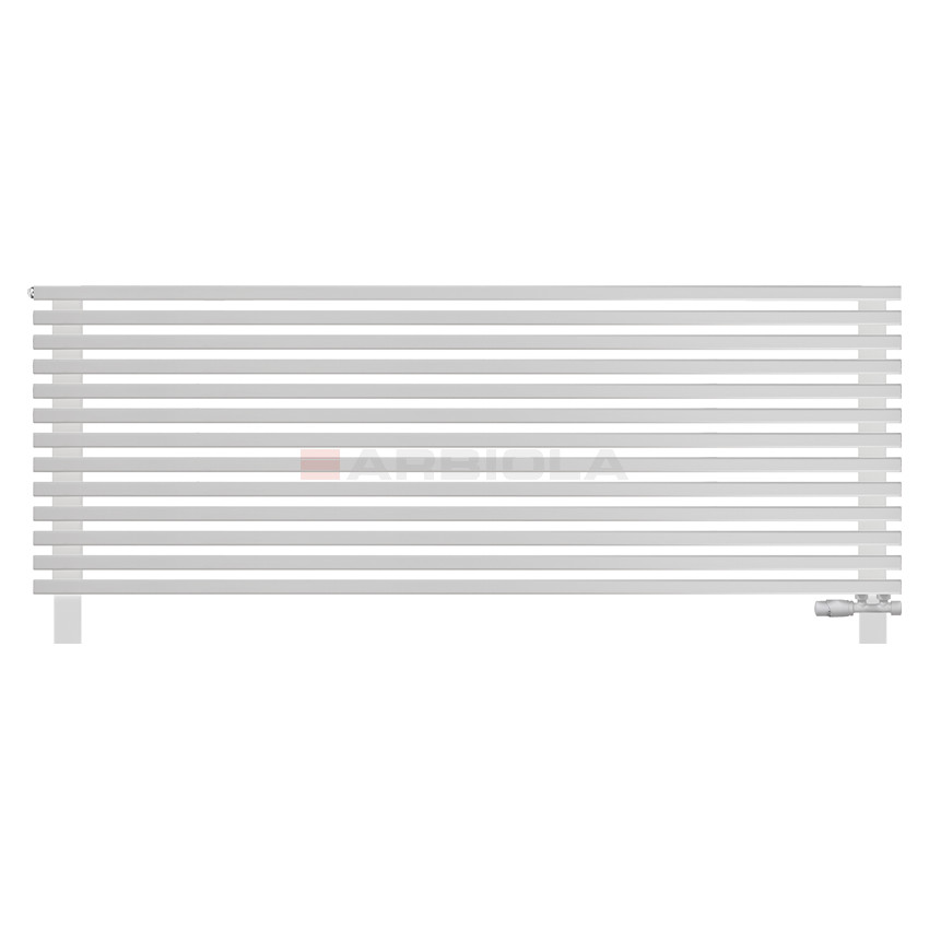 Arbiola Gorizont Compact VZ 1750-63-13 секции белый горизонтальный радиатор c нижним подключением с ножками Arbiola Gorizont Compact VZ 1750-63-13 секции белый горизонтальный радиатор c нижним подключением с ножками