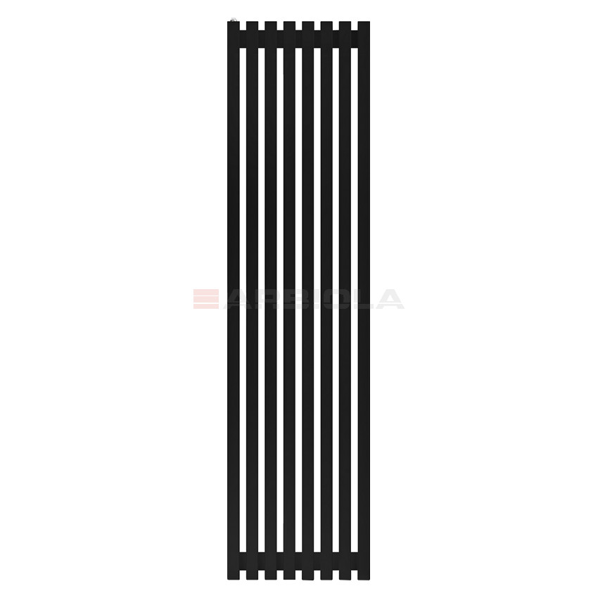 Arbiola Ritmo H 1500-40-08 секции черный вертикальный радиатор c боковым подключением Arbiola Ritmo H 1500-40-08 секции черный вертикальный радиатор c боковым подключением