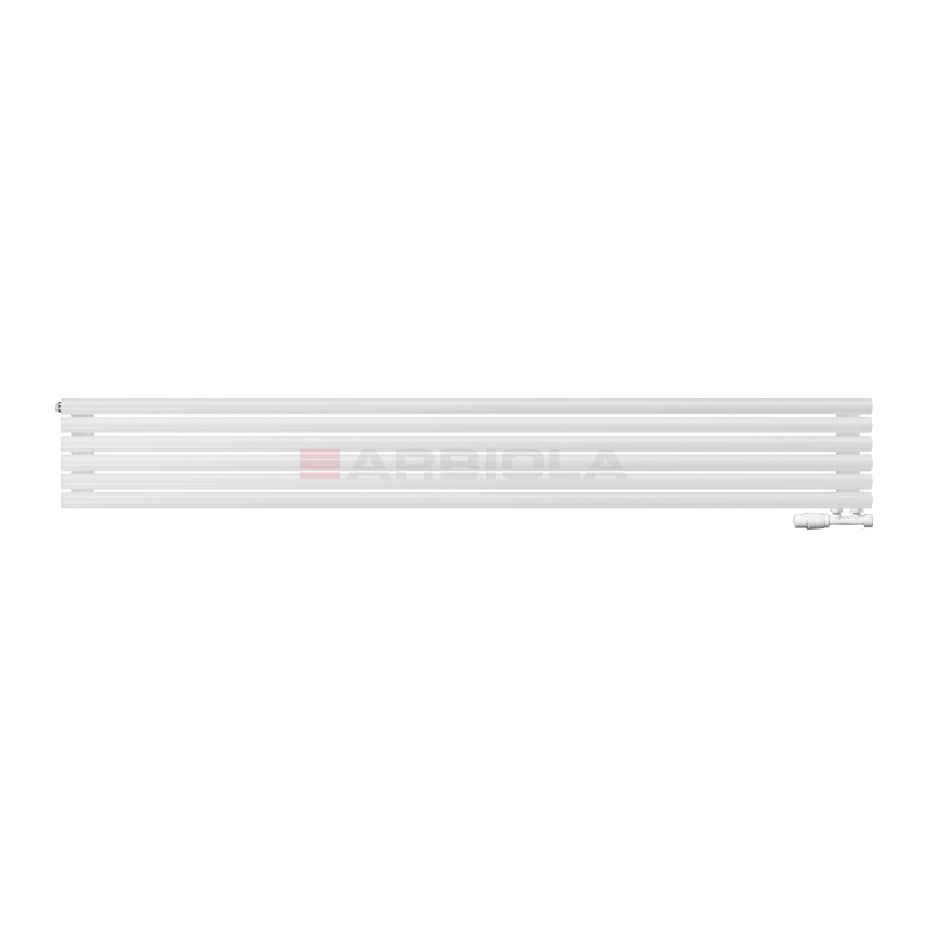Arbiola Gorizont Iris V 2000-42-06 секции белый горизонтальный радиатор c нижним подключением Arbiola Gorizont Iris V 2000-42-06 секции белый горизонтальный радиатор c нижним подключением