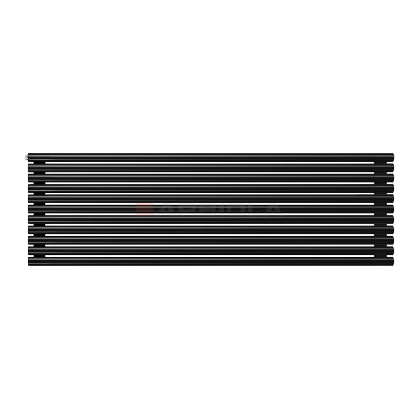 Arbiola Gorizont Iris H 1800-42-11 секции черный горизонтальный радиатор c боковым подключением Arbiola Gorizont Iris H 1800-42-11 секции черный горизонтальный радиатор c боковым подключением