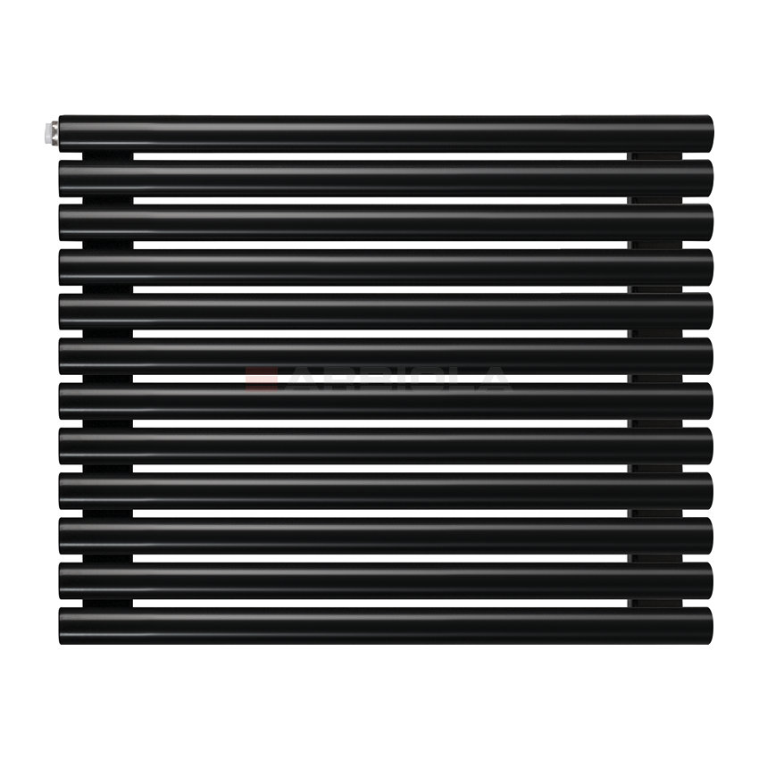 Arbiola Gorizont Iris H 1000-42-12 секции черный горизонтальный радиатор c боковым подключением Arbiola Gorizont Iris H 1000-42-12 секции черный горизонтальный радиатор c боковым подключением
