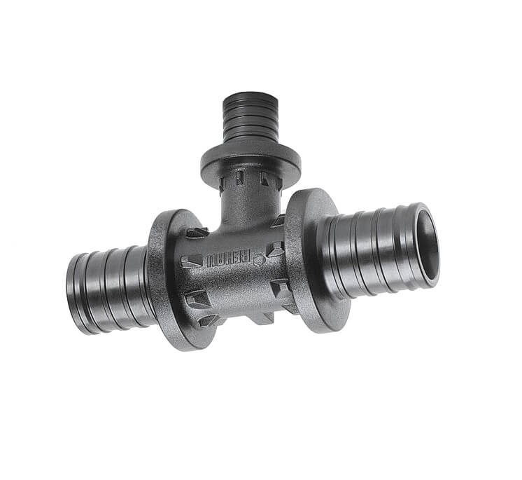 Тройник Rehau Rautitan PX с уменьшенным боковым проходом 25-16-25 Тройник Rehau Rautitan PX с уменьшенным боковым проходом 25-16-25