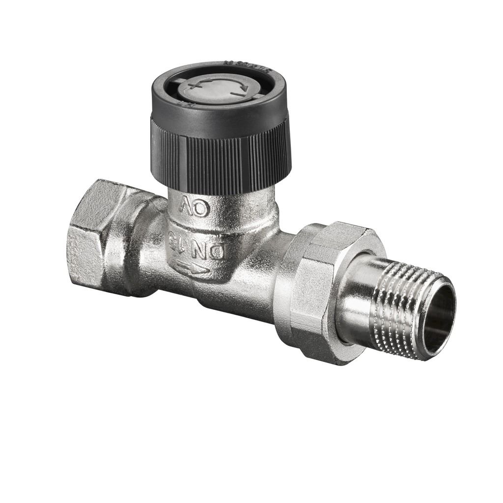 Oventrop A 1/2"ВРх1/2"НР Термовентиль с боковым прямым подключением Oventrop A 1/2"ВРх1/2"НР Термовентиль с боковым прямым подключением
