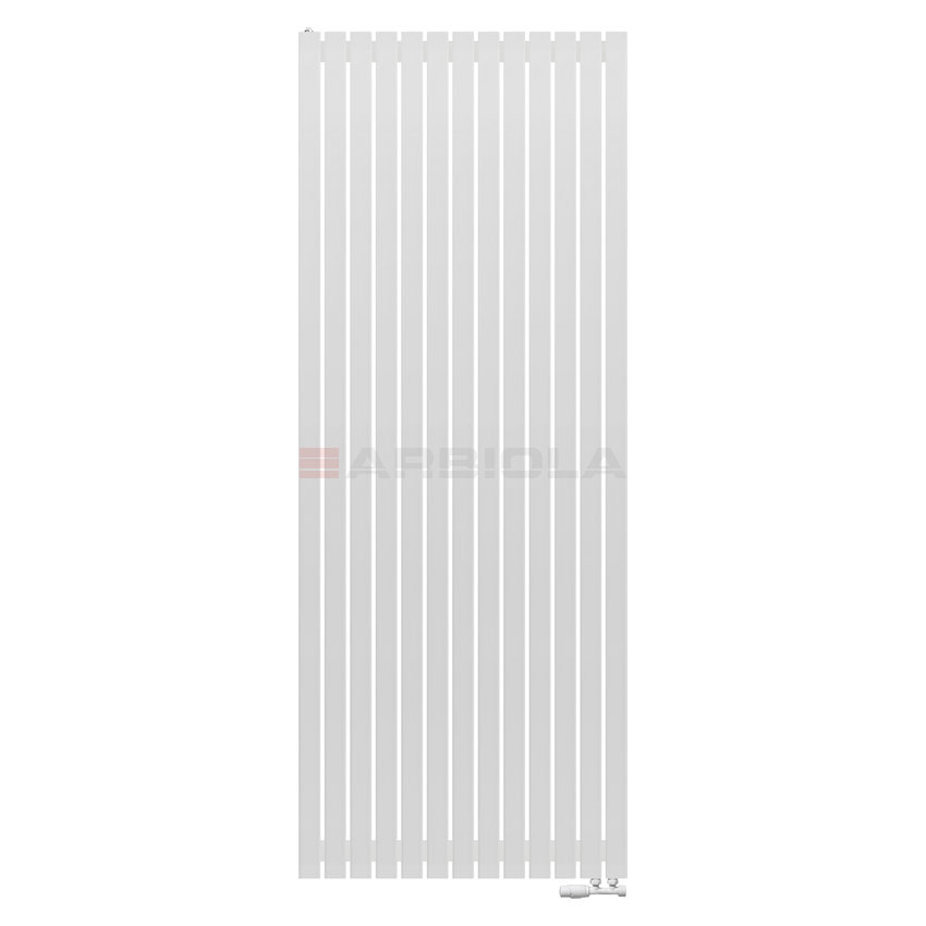 Arbiola Mono V 2200-60-13 секции белый вертикальный радиатор c нижним подключением Arbiola Mono V 2200-60-13 секции белый вертикальный радиатор c нижним подключением