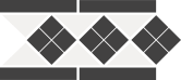 Top Cer Octagon Border Lisbon-1 1 Strip Stand. (Tr.03, Dots 04, Strips 04)28x15 бордюр