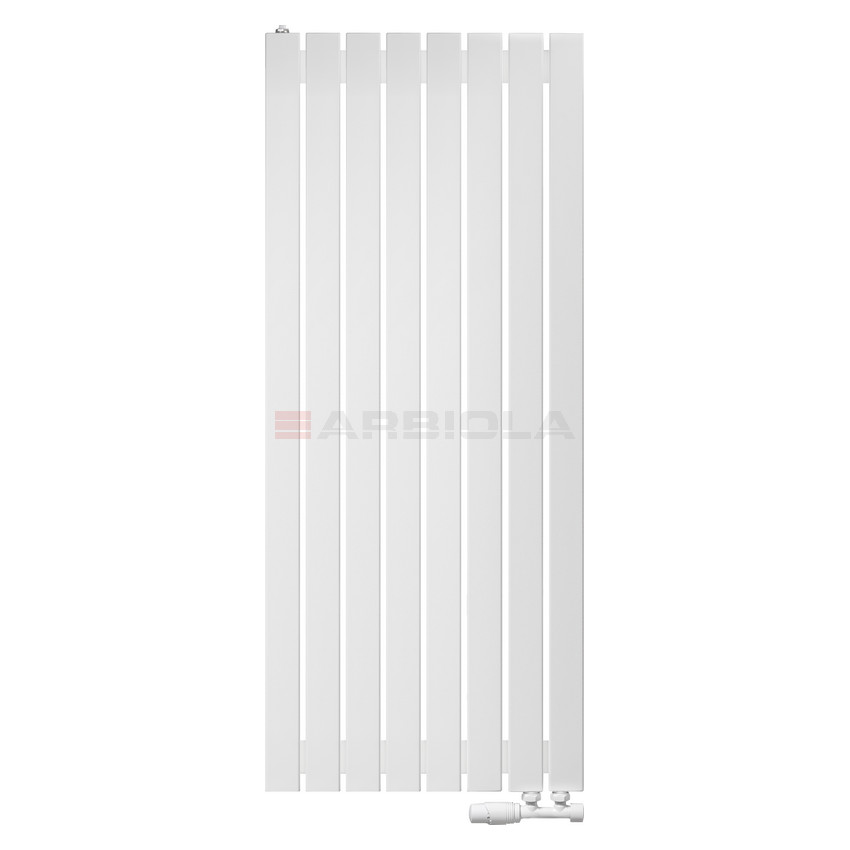 Arbiola Liner V 1200-36-08 секции белый вертикальный радиатор c нижним подключением Arbiola Liner V 1200-36-08 секции белый вертикальный радиатор c нижним подключением