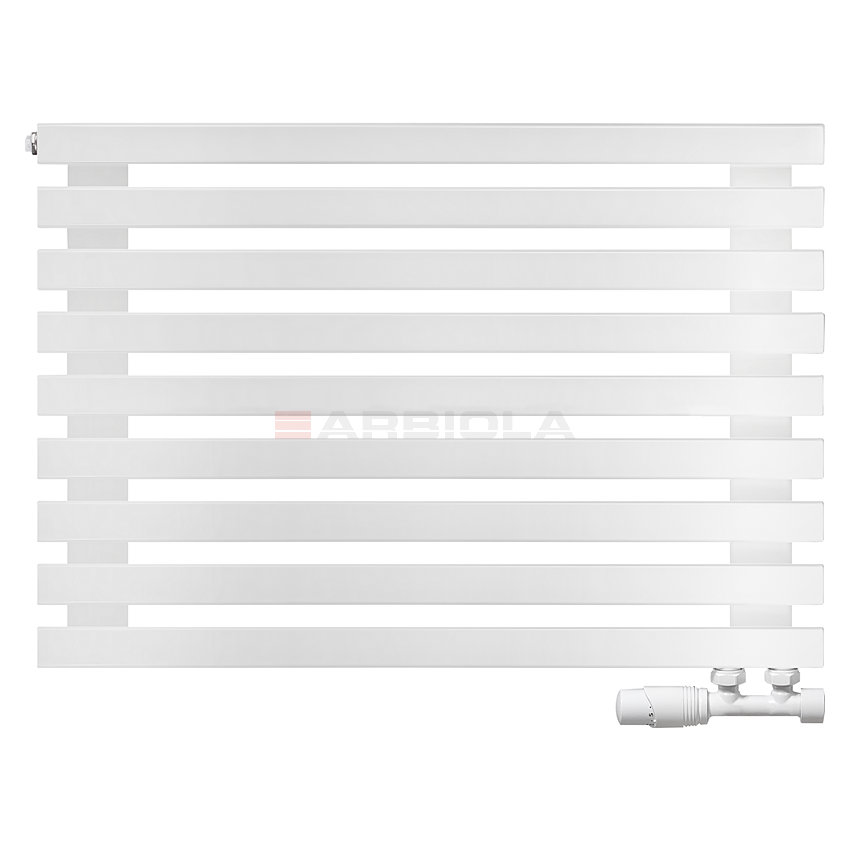 Arbiola Ritmo Gorizont V 1000-40-09 секций белый горизонтальный радиатор c нижним подключением