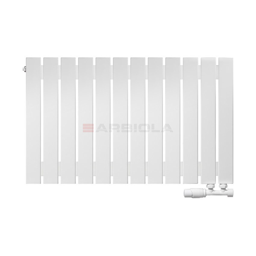 Arbiola Liner V 500-36-12 секции белый вертикальный радиатор c нижним подключением Arbiola Liner V 500-36-12 секции белый вертикальный радиатор c нижним подключением