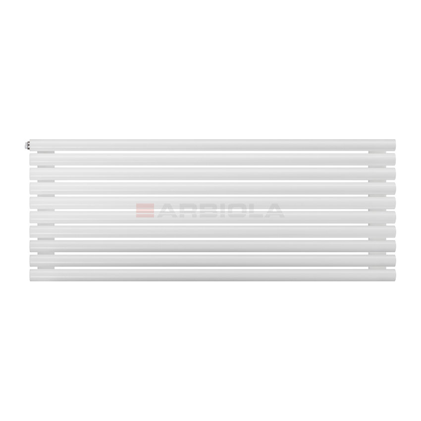 Arbiola Gorizont Iris H 1250-42-10 секции белый горизонтальный радиатор c боковым подключением Arbiola Gorizont Iris H 1250-42-10 секции белый горизонтальный радиатор c боковым подключением