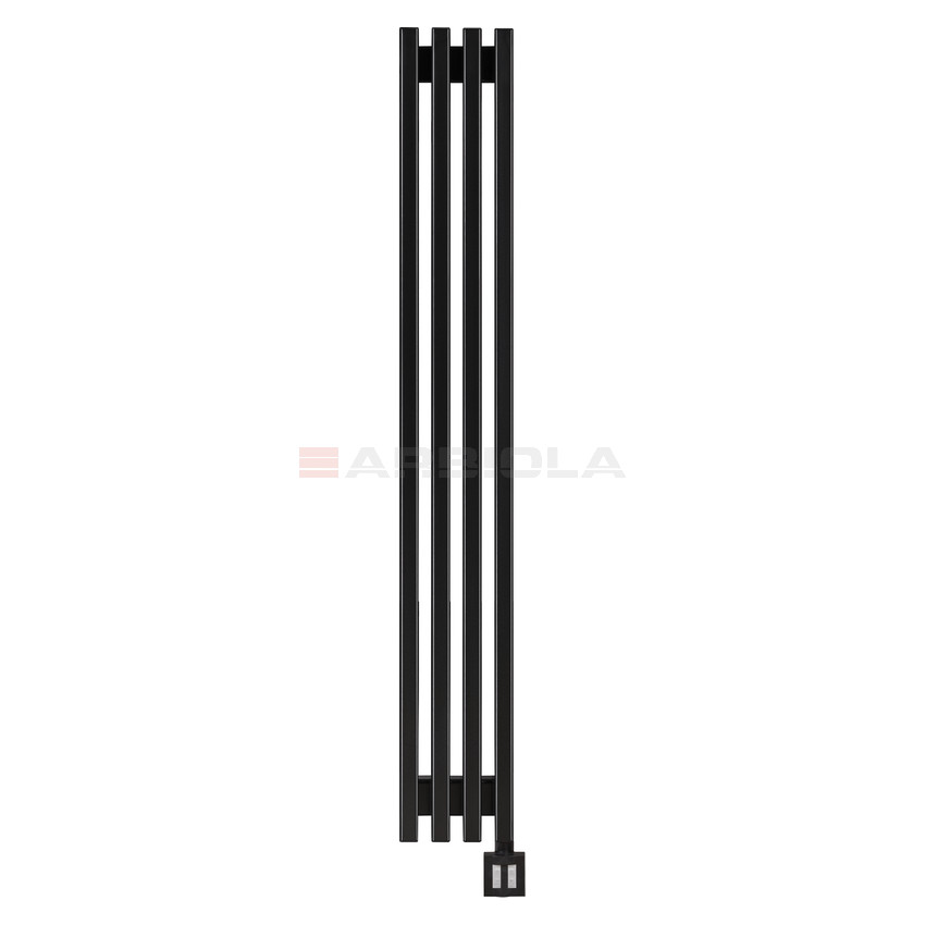 Arbiola Compact EV 1000-63-04 секции черный электрический полотенцесушитель Arbiola Compact EV 1000-63-04 секции черный электрический полотенцесушитель