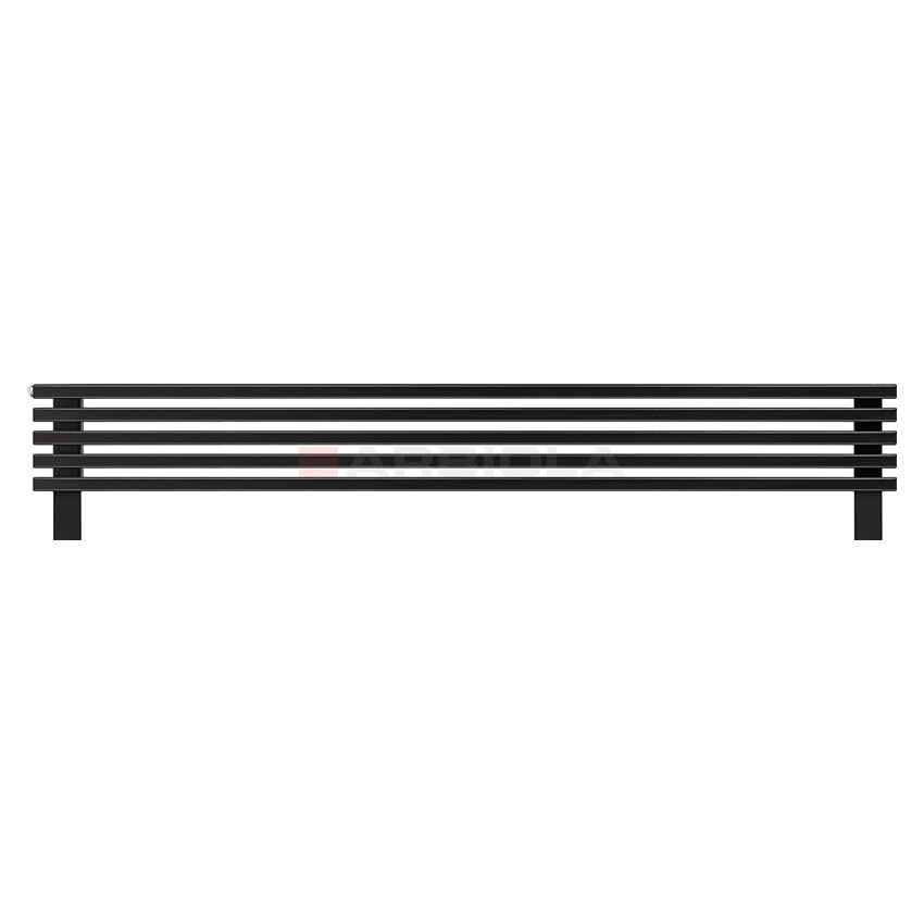Arbiola Gorizont Compact HZ 1750-63-05 секции черный горизонтальный радиатор c боковым подключением с ножками Arbiola Gorizont Compact HZ 1750-63-05 секции черный горизонтальный радиатор c боковым подключением с ножками