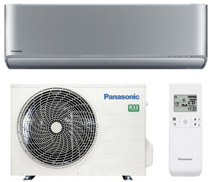 Panasonic Design Silver CS-XZ50XKEW/CU-Z50XKE Inverter Настенная сплит-система Panasonic Design Silver CS-XZ50XKEW/CU-Z50XKE Inverter Настенная сплит-система