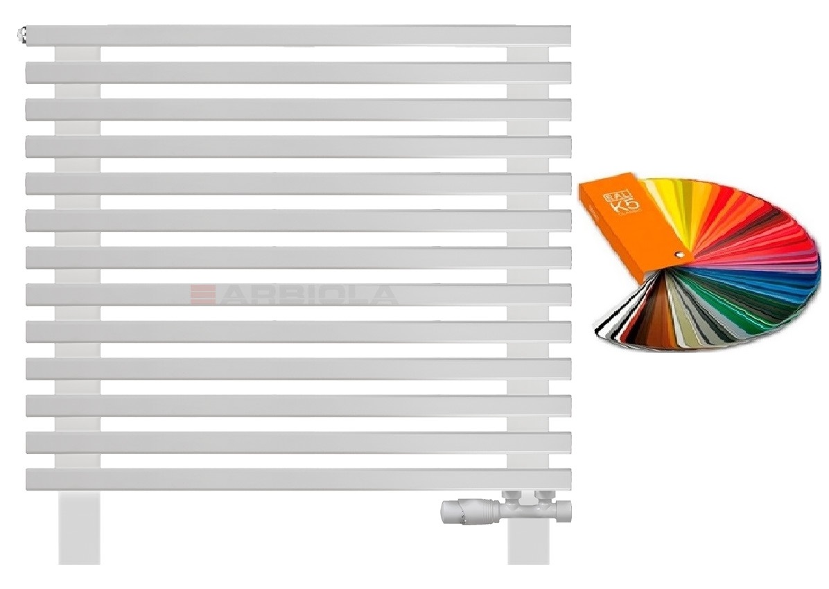 Arbiola Gorizont Compact VZ 1000-63-13 секции цветной горизонтальный радиатор c нижним подключением с ножками Arbiola Gorizont Compact VZ 1000-63-13 секции цветной горизонтальный радиатор c нижним подключением с ножками