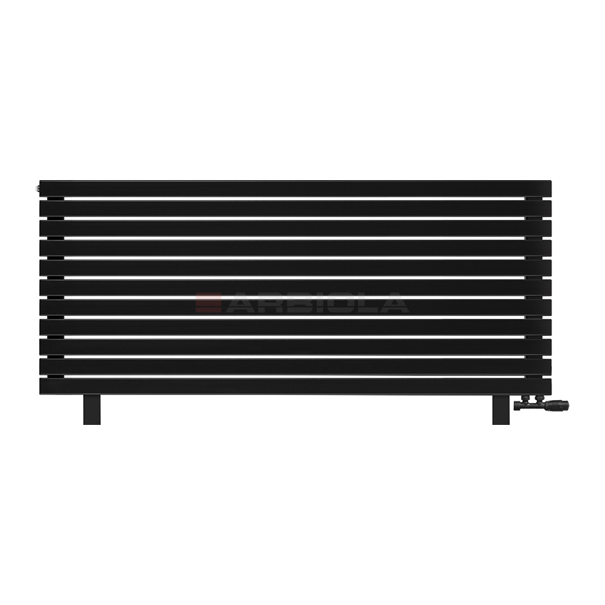 Arbiola Gorizont Liner VZ 1800-36-11 секции черный горизонтальный радиатор c нижним подключением с ножками Arbiola Gorizont Liner VZ 1800-36-11 секции черный горизонтальный радиатор c нижним подключением с ножками