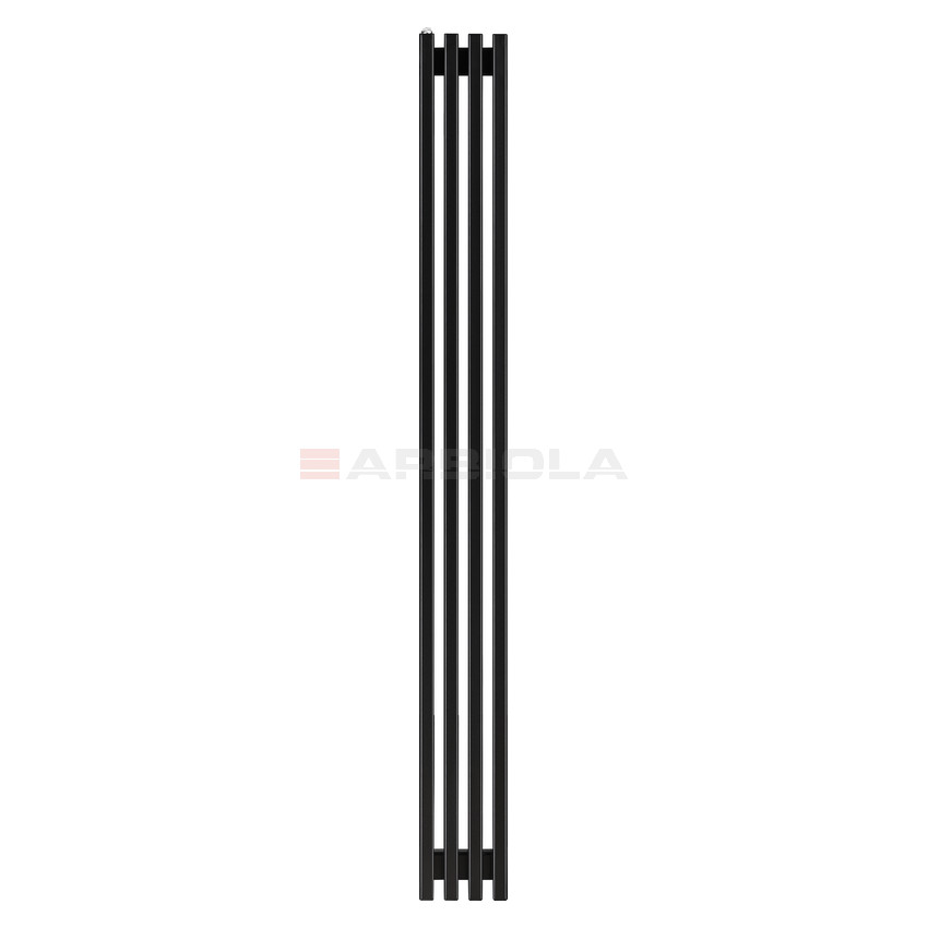 Arbiola Compact H 1500-63-04 секции черный вертикальный радиатор c боковым подключением Arbiola Compact H 1500-63-04 секции черный вертикальный радиатор c боковым подключением