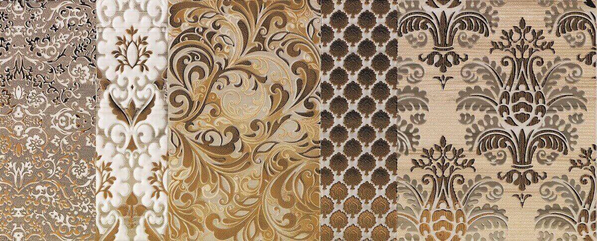 Impronta Shine Batik Oro Dec.C 24x59 см Декор Impronta Shine Batik Oro Dec.C 24x59 см Декор
