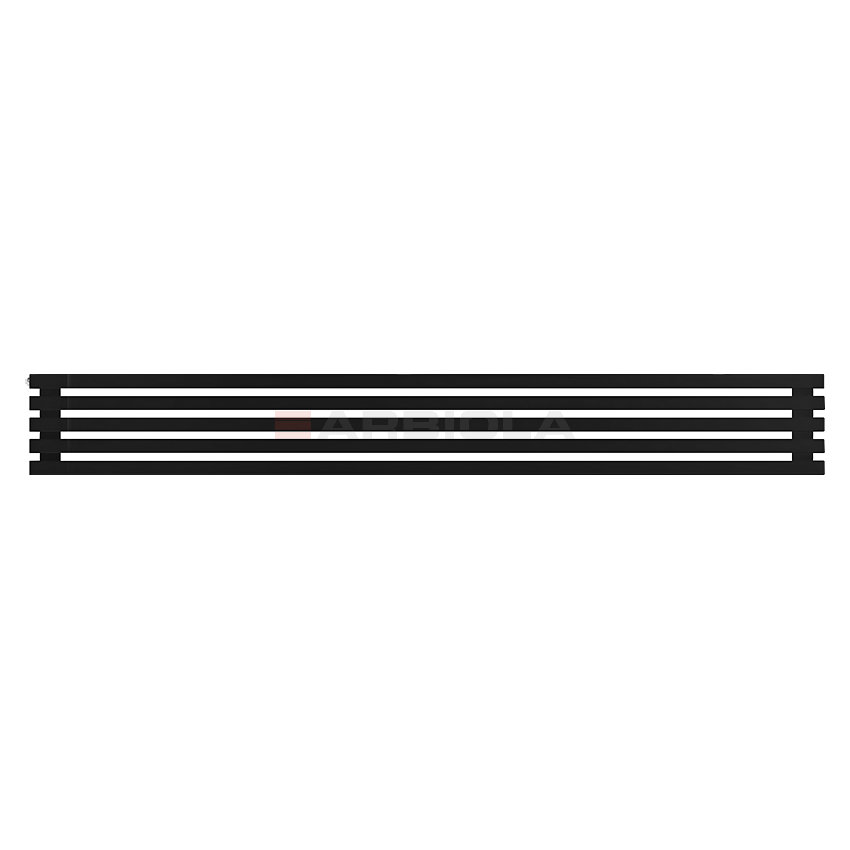 Arbiola Gorizont Ritmo H 2200-40-05 секций чёрный горизонтальный радиатор c боковым подключением
