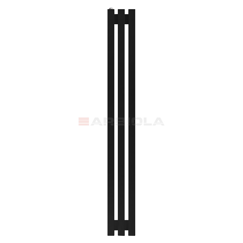 Arbiola Ritmo H 1250-40-03 секции черный вертикальный радиатор c боковым подключением