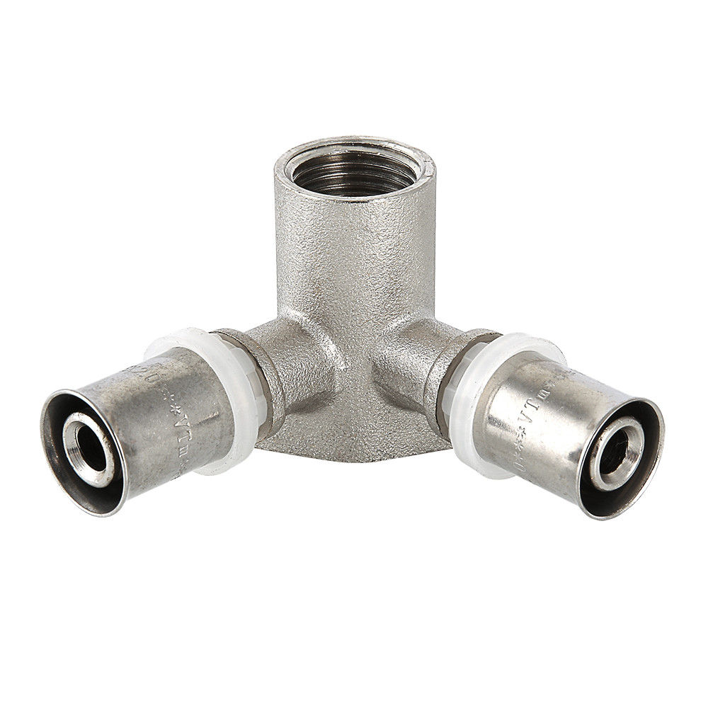 Valtec 20 мм х 1/2" Пресс-водорозетка проходная Valtec 20 мм х 1/2" Пресс-водорозетка проходная